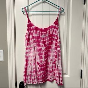 Torrid tiered tie dye tank